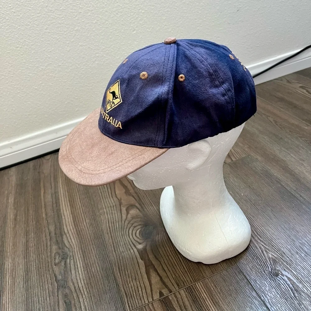 Australia Cap - Blue and Tan